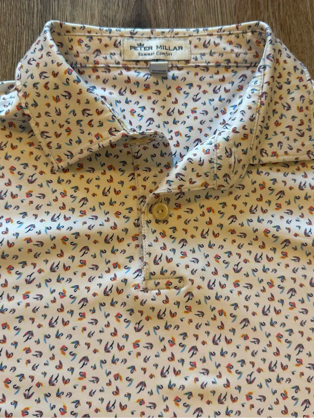Peter Millar Summer Comfort Polo Boys Youth Size L 11-12 Golf Active Preppy - Picture 3 of 10
